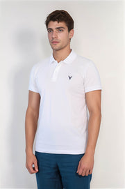 VELVARDE POLO YAKA TSHIRT BEYAZ (1815)